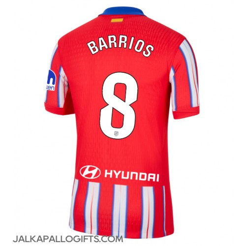 Atletico Madrid Pablo Barrios #8 Kotipaita 2024-25 Lyhythihainen